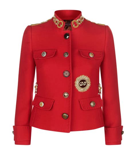 dolce gabbana military jacket